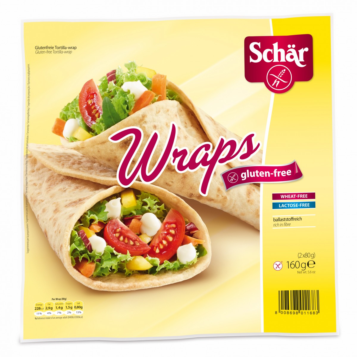 Tortilla Wraps van Schar Glutenvrije producten van Schar
