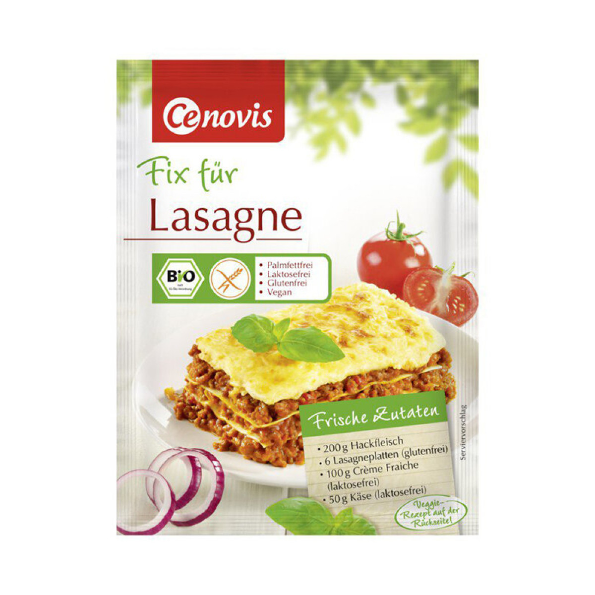 Cenovis Lasagne | Bestel glutenvrije producten van Cenovis online bij  Glutenvrije Webshop