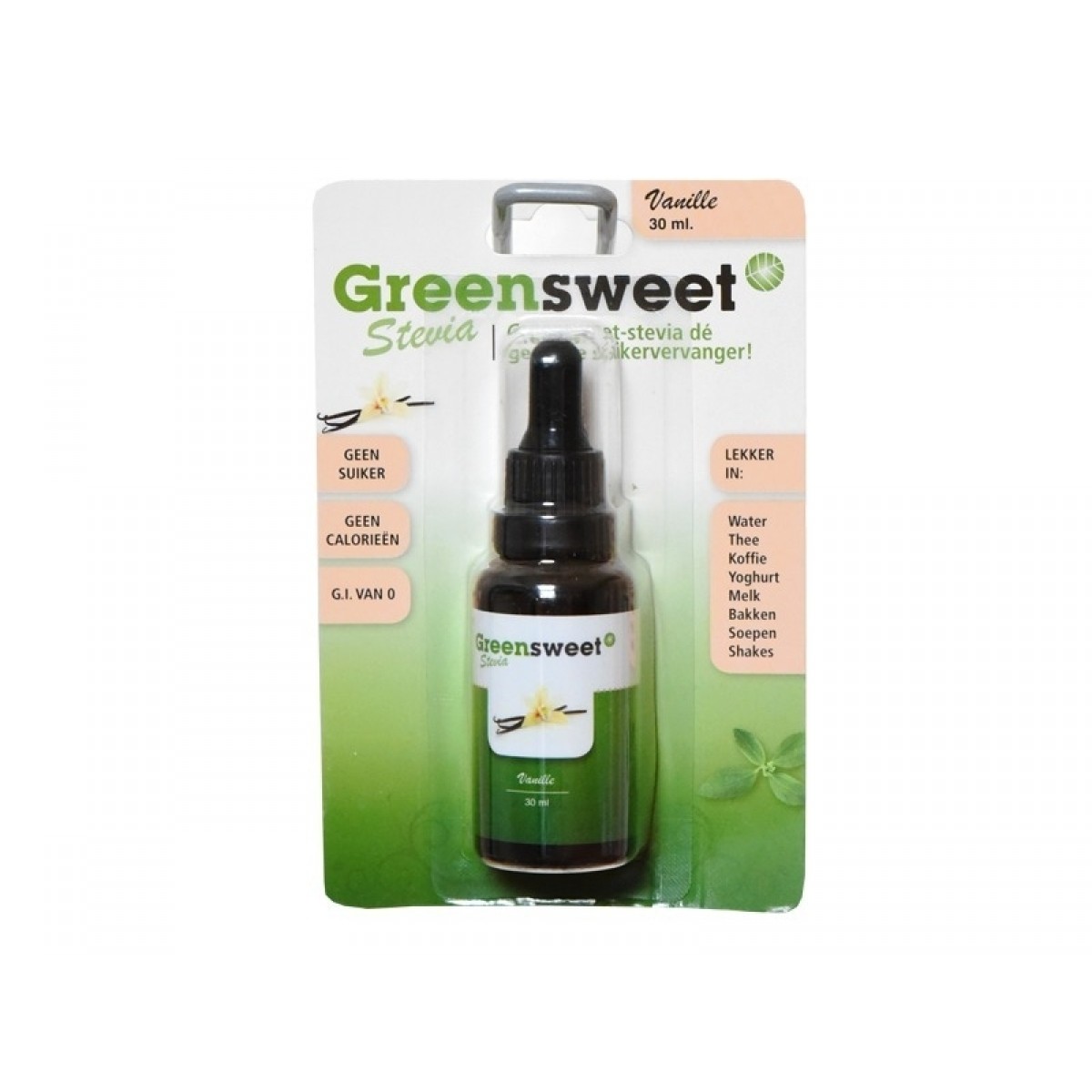Greensweet Vloeibare Stevia Vanille ml Bestel glutenvrije producten van Greensweet online bij Glutenvrije Webshop