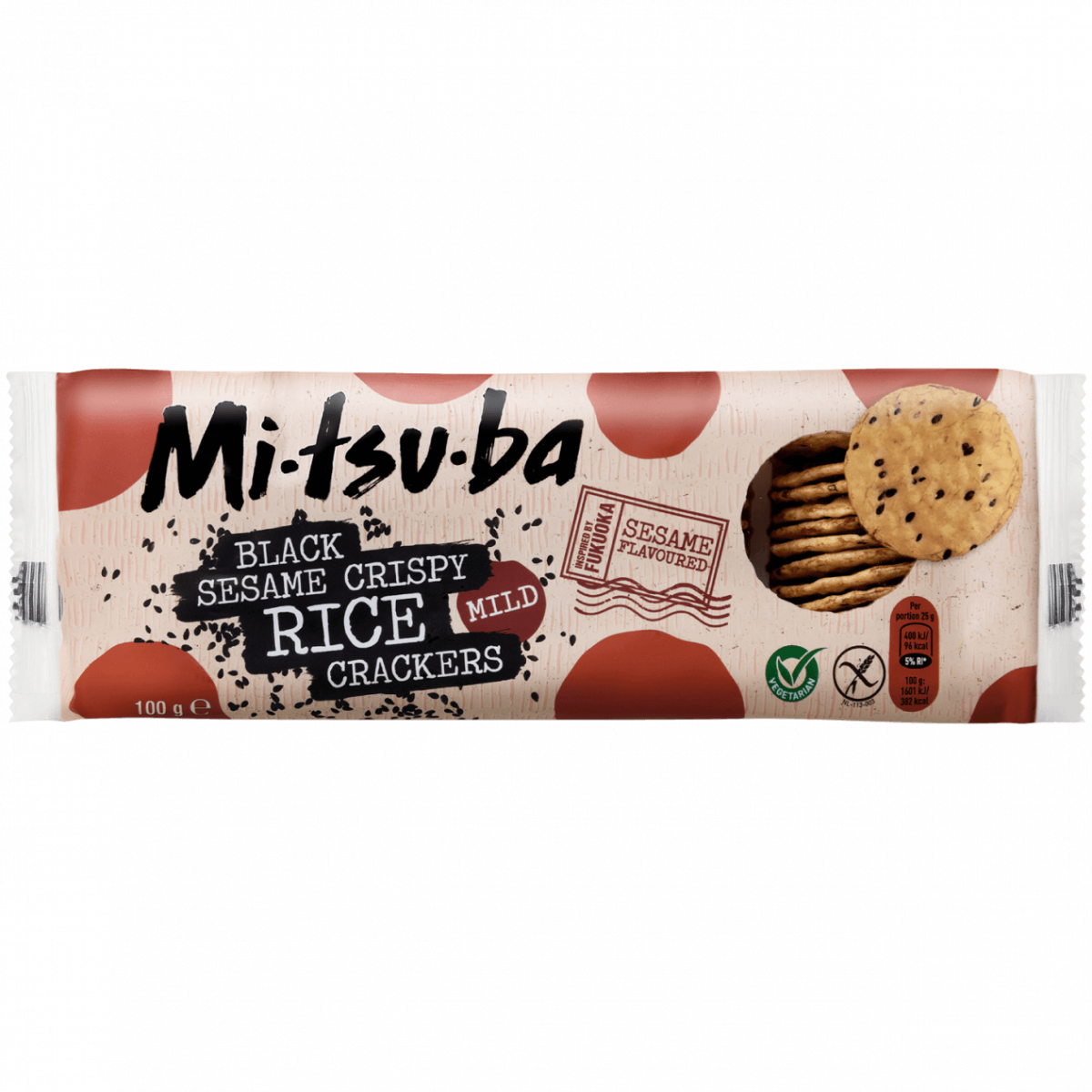 Rice Crackers Black Sesame