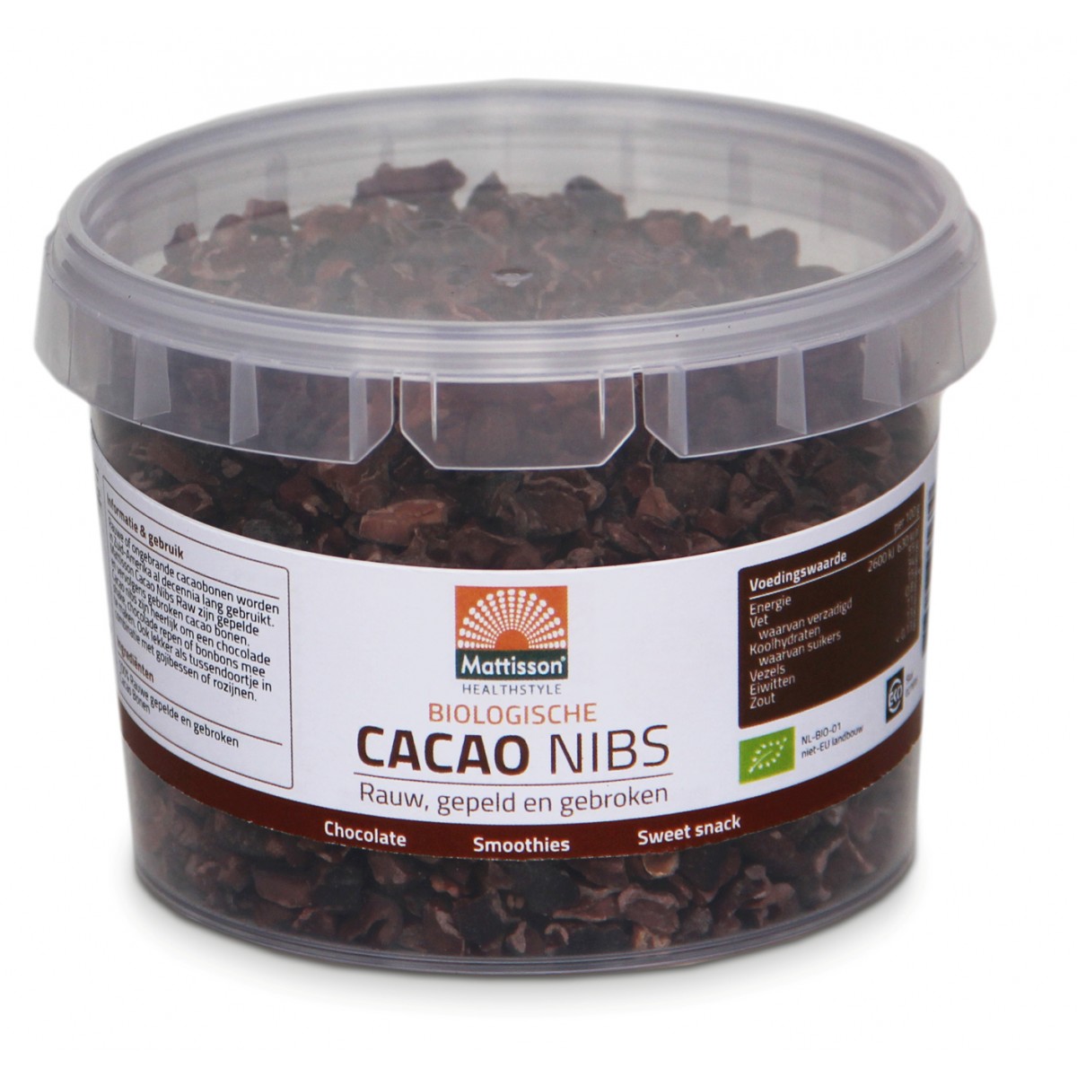 Cacao Nibs Biologisch 150 gram