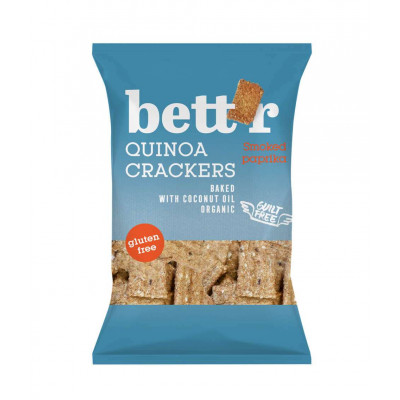 Bettr Quinoa Crackers Smoked Paprika