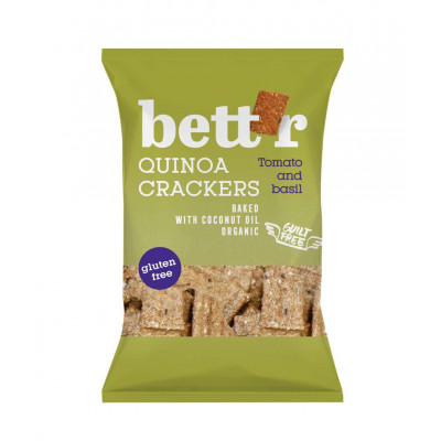 Bettr Quinoa Crackers Tomato & Basil
