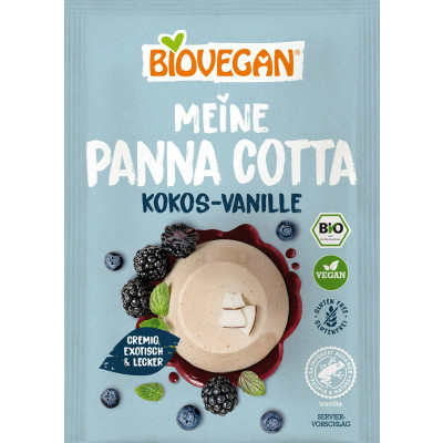 Bio Vegan Panna Cotta Kokos Vanille