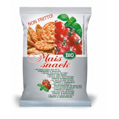 Bio Alimenti Mais Snack Tomaat & Basilicum