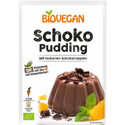 Bio Vegan Chocolade Pudding 