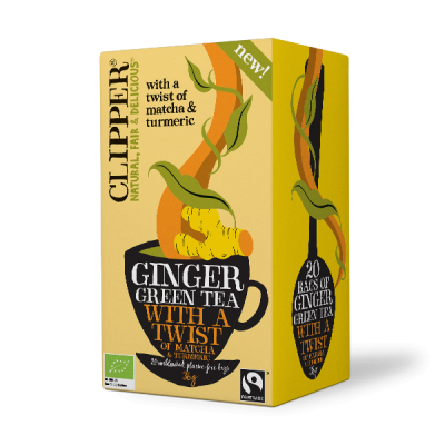 Clipper Ginger Green Tea With A Twist Of Matcha & Turmeric