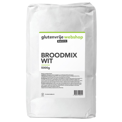 Glutenvrije Webshop Basics Broodmix Wit 5 kilo