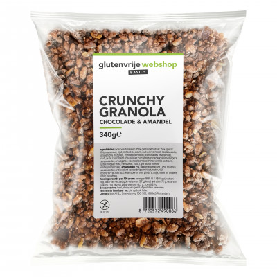 Glutenvrije Webshop Basics Crunchy Granola Chocolade & Amandel