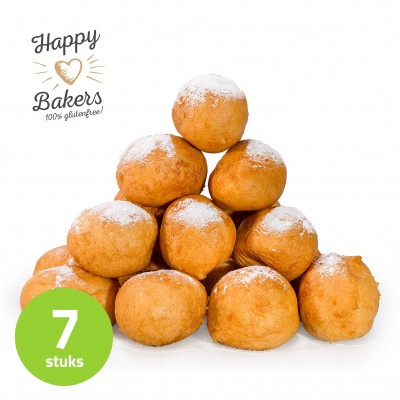 Happy Bakers Oliebollen Naturel Lactosevrij (7 stuks)