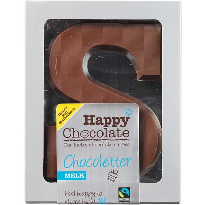 Happy Chocolate Chocoletter Melk Alternatief Gezoet
