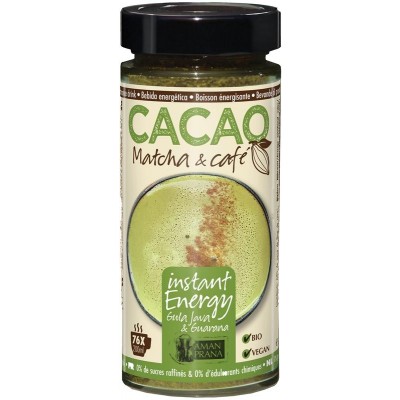 Aman Prana Instant Energy Cacao Matcha & Cafe