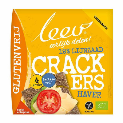 Leev Haver Cracker Vezelrijk Met Lijnzaad
