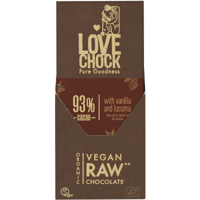 Lovechock Chocoladetablet Extra Dark 93% Cacao