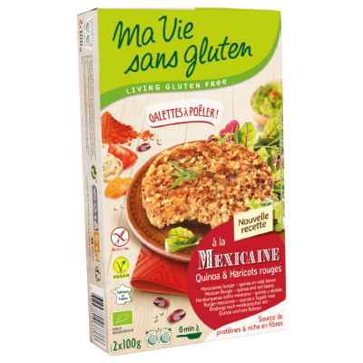 Ma Vie Sans Gluten Mexicaanse Burger Quinoa & Rode Bonen