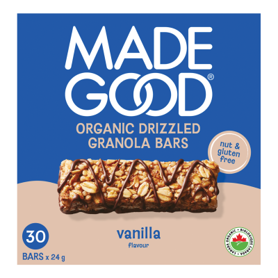 Made Good Chocolate Drizzled Granola Bars Vanilla Flavour