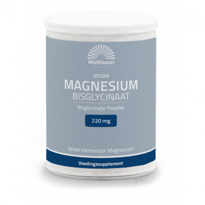 Mattisson Magnesium Bisglycinaat Poeder 11.4% Elementair