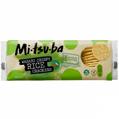 Mitsuba Rice Crackers Wasabi