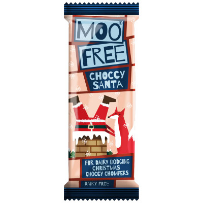 Moo Free Chocolade Kerstman Lactosevrij 