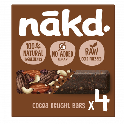 Nakd 4-pack Cocoa Delight Bar