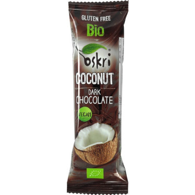 Oskri Coconut Dark Chocolate Bar