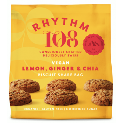 Rhythm 108 Lemon Ginger Chia Biscuits