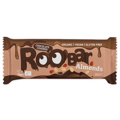 Roobar Chocolate Covered Almond Bar
