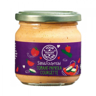 Your Organic Nature Tomaat-Paprika Courgette Sandwichspread