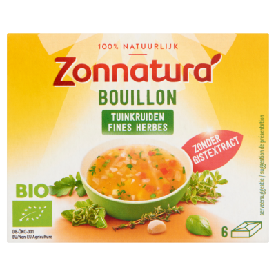 Zonnatura Bouillon Tuinkruiden Zonder Gist