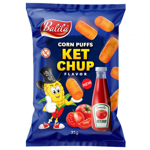 Corn Puffs Ketchup van Balila