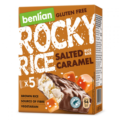 Rocky Rice Salted Caramel Bar van Benlian