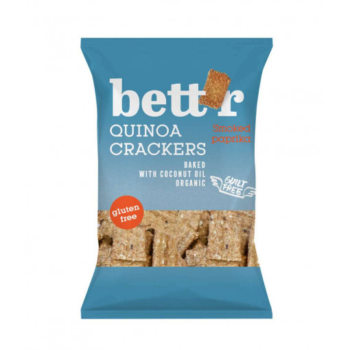Quinoa Crackers Smoked Paprika van Bettr