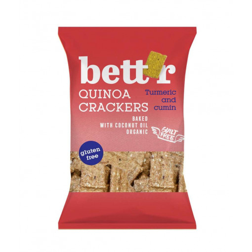 Quinoa Crackers Turmeric & Cumin van Bettr