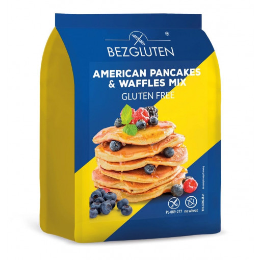 American Pancakes & Waffles Mix van Bezgluten