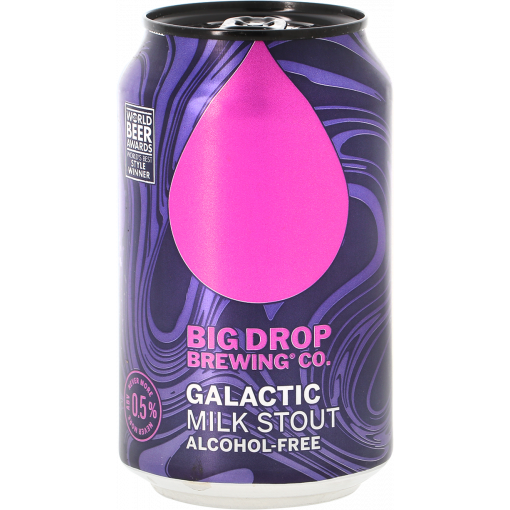 Galactic Milk Stout Alcoholvrij 0.5% (blik) van Big Drop Brewing Co.