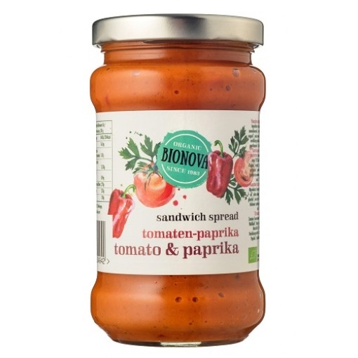 Sandwichspread Tomaten-Paprika van Bionova