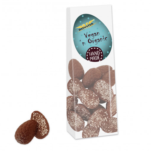 Vegan Chocolade Halve Paaseitjes Kokos van Bonvita