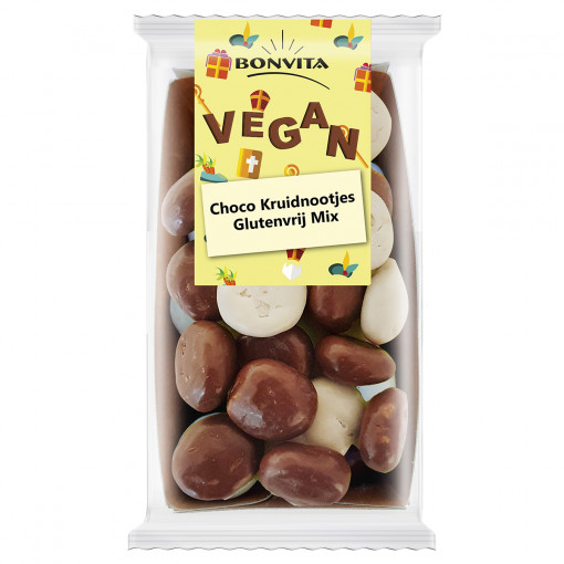 Vegan Chocolade Kruidnoten Mix  van Bonvita