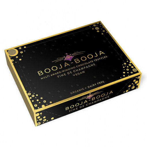 Vegan Chocolate Truffles Champagne  van Booja-Booja