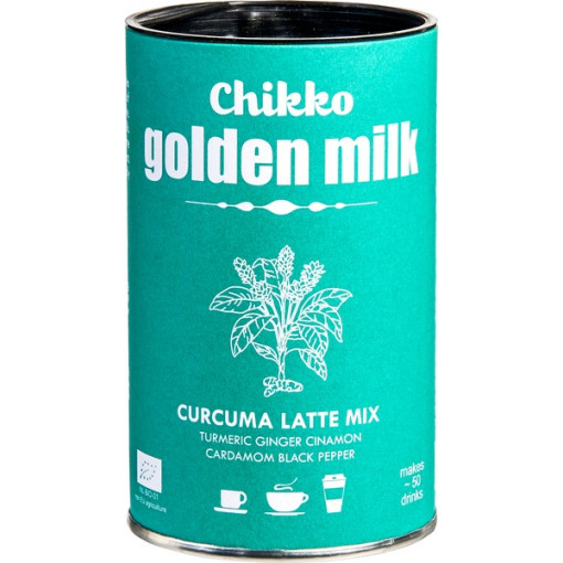Golden Milk Curcuma Latte Mix van Chikko Not Coffee