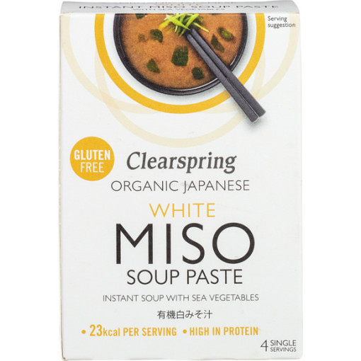 White Miso Soup Paste  van Clearspring