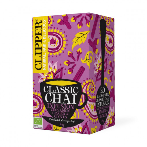 Classic Chai Infusion Tea Cinnamon, Ginger & Cloves van Clipper