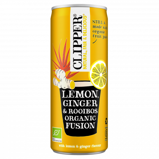 Lemon Ginger & Rooibos Drink van Clipper