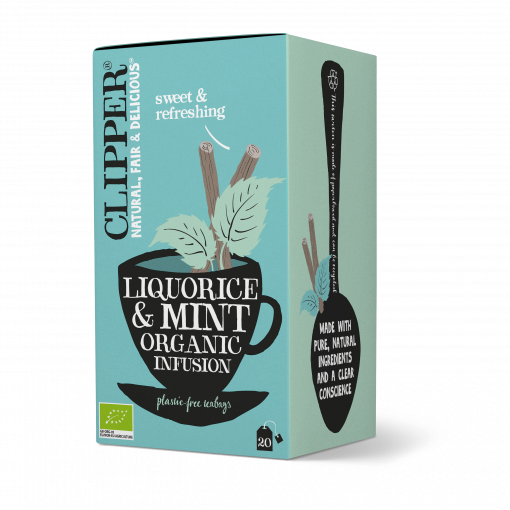 Liquorice & Mint Tea van Clipper