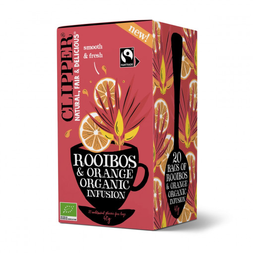 Rooibos & Orange Tea van Clipper