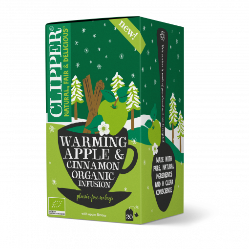 Warming Apple & Cinnamon Tea van Clipper