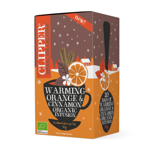 Warming Orange & Cinnamon Tea van Clipper