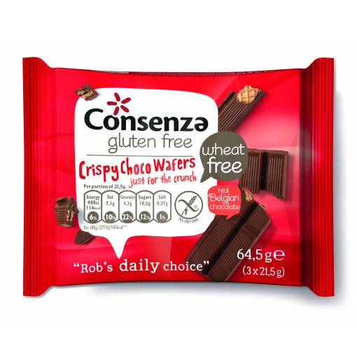 Crispy Choco Wafers van Consenza