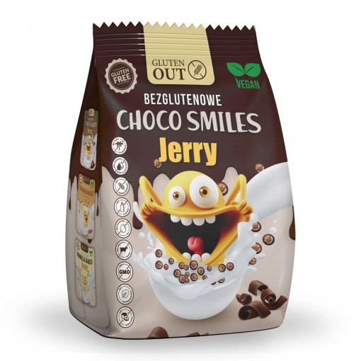 Jerry Choco Smiles van Gluten Out