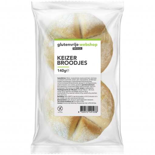 Keizer Broodjes van Glutenvrije Webshop Basics